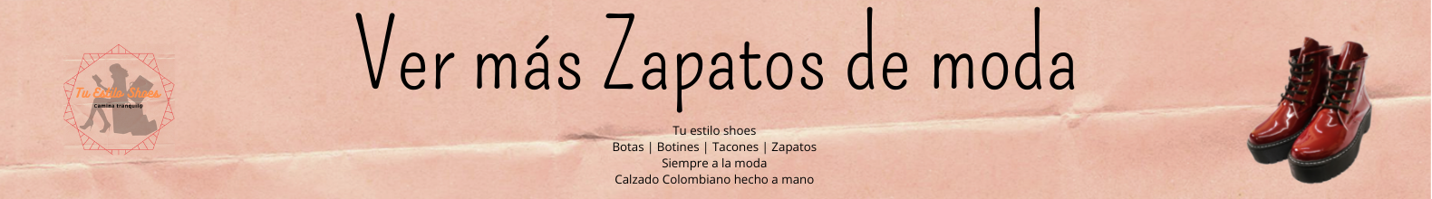 Botas negras para mujer en base cuero